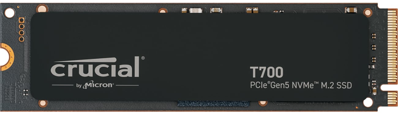 M.2 Crucial T700 PCIe Gen5 NVMe SSD – вид спереди