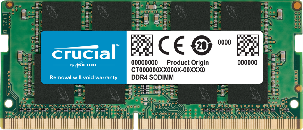 RAM SODIMM DDR4 Crucial 8GB (1x8GB) 3200MHz CT8G4SFRA32A