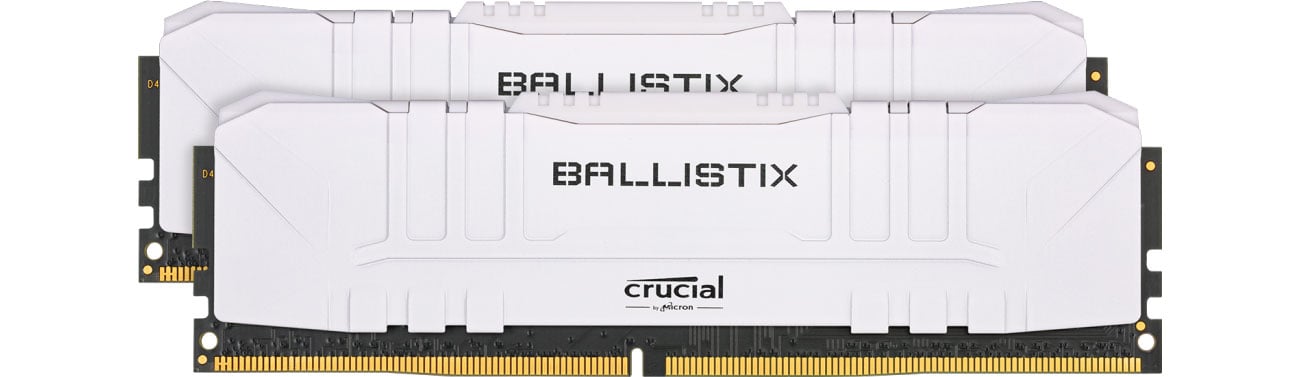 Оперативная память DDR4 Crucial 16GB (2x8GB) 3000MHz CL15 Ballistix White BL2K8G30C15U4W