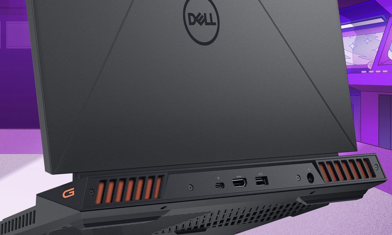 Dell G15 5535 сзади