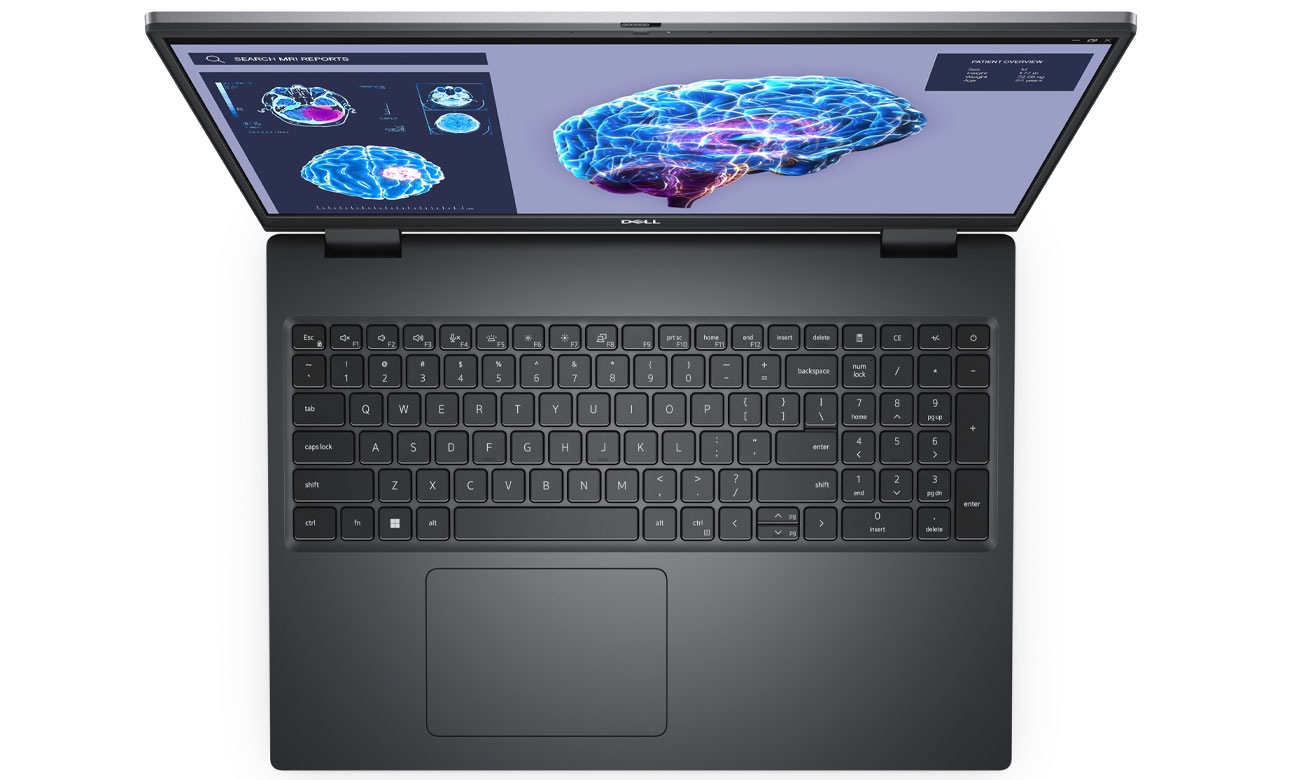 Бічна сторона Dell Precision 7680