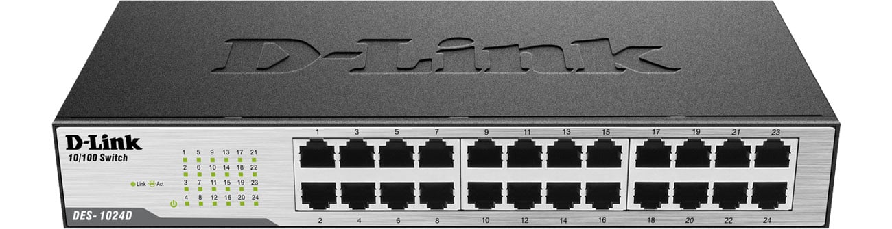 Комутатор D-Link 24p DES-1024D 24x10/100Mbit