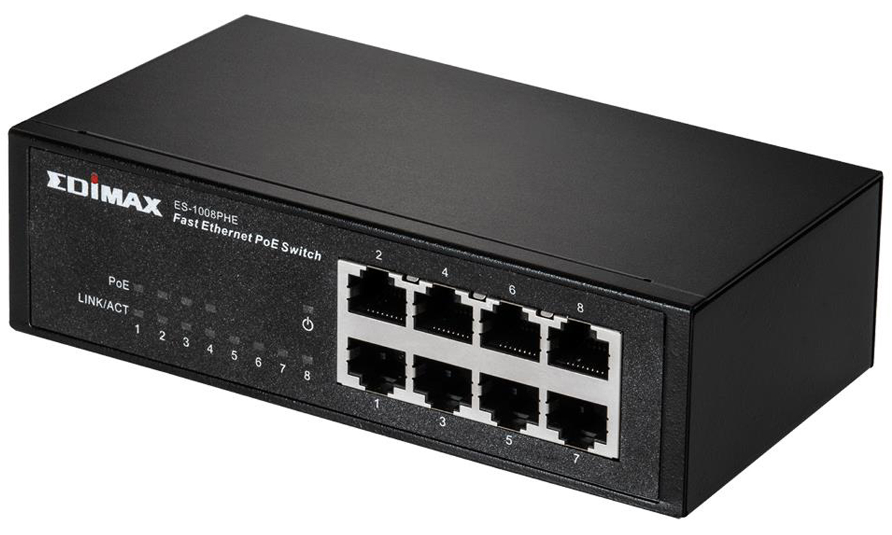 Порти Edimax ES-1008PHE