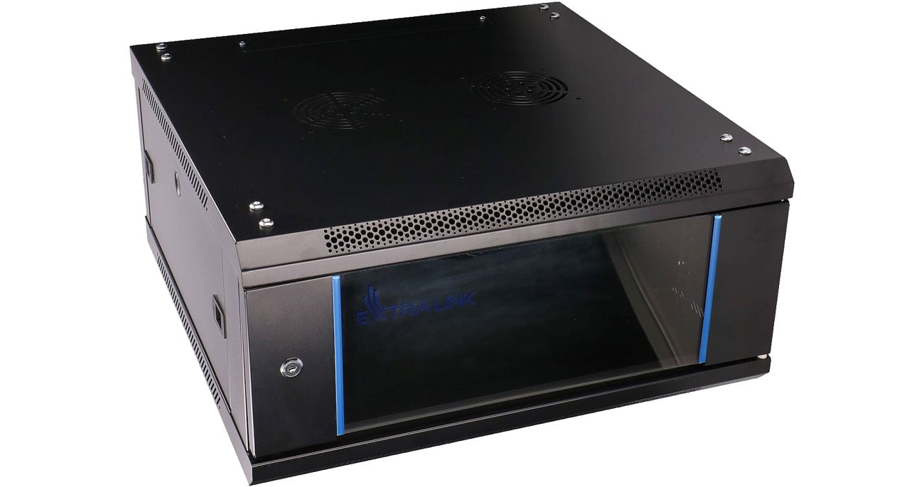 ExtraLink Подвесной шкаф RACK 19'' 4U 600x600mm черный EX.2893