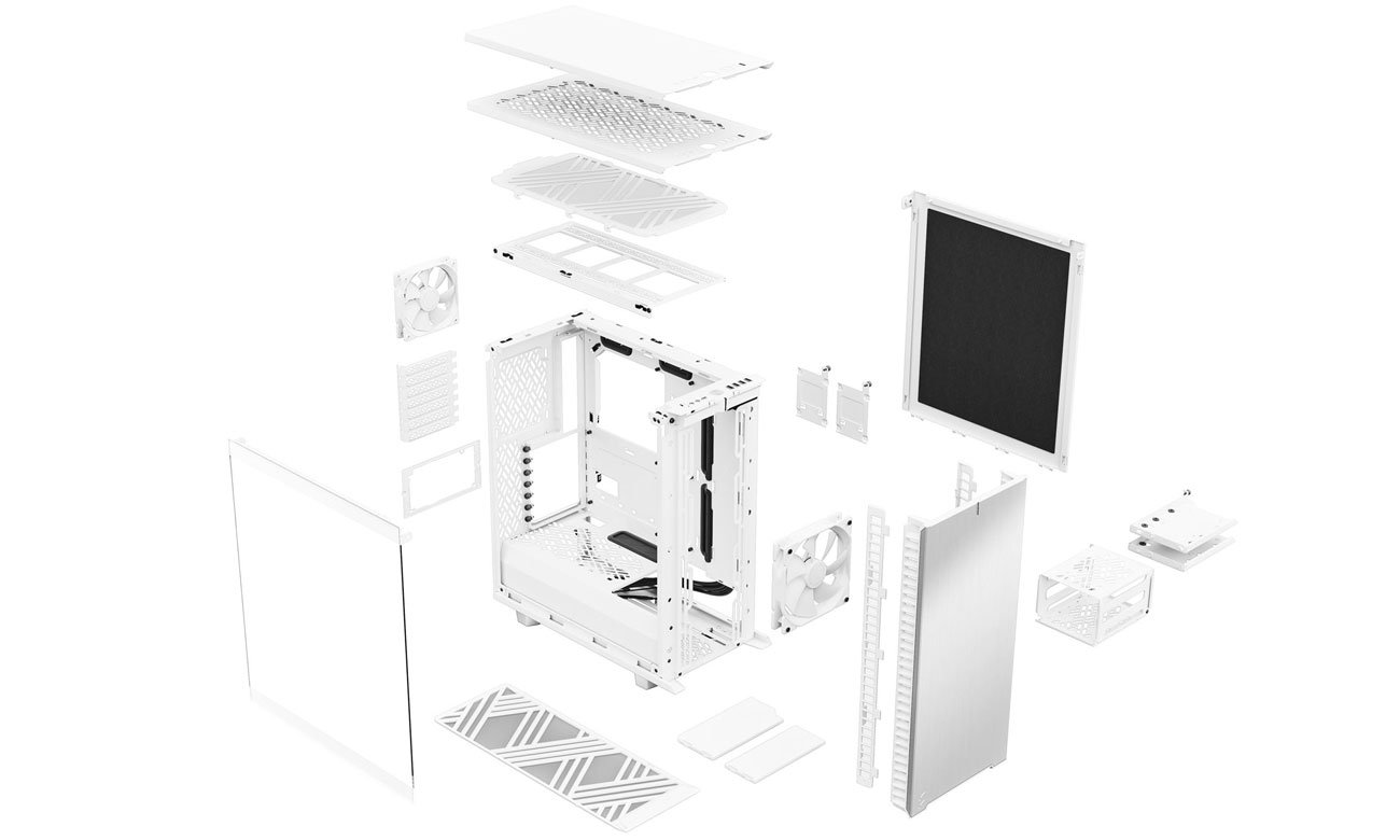 Дизайн Fractal Design Define 7 Compact TG White