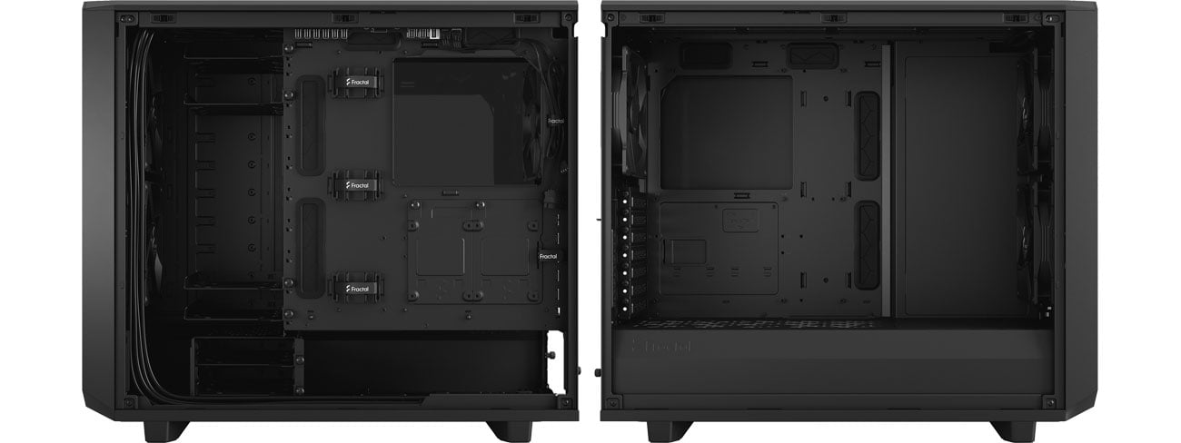 Fractal Design Meshify 2 Black TG Dark Tint - Интерьер