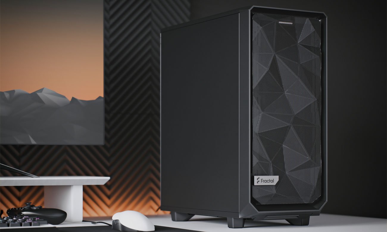 Компактний комп'ютерний корпус Fractal Design Meshify 2 чорний FD-C-MES2C-01