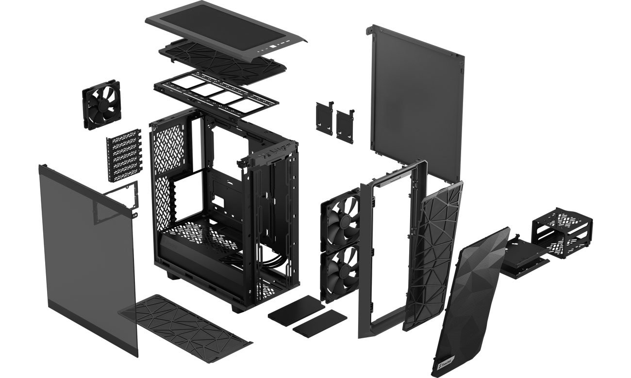 Fractal Design Meshify 2 Compact TG серый светлый оттенок FD-C-MES2C-04