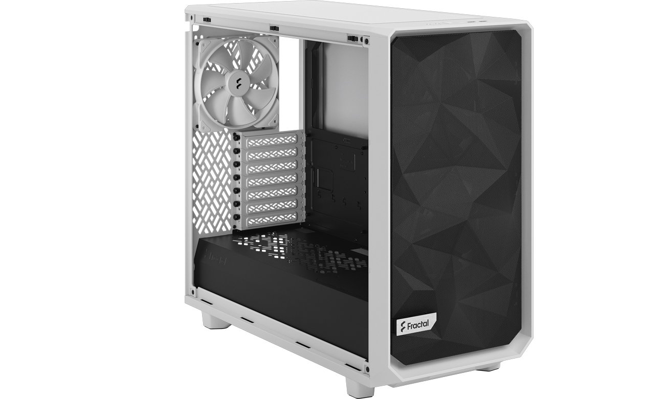 Fractal Design Meshify 2 Lite White TG Прозрачный корпус компьютера с вентиляцией