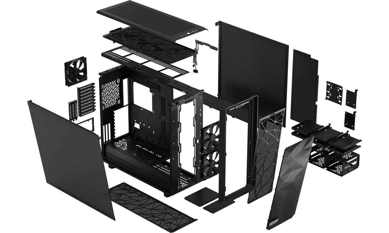 Fractal Design Meshify 2 Meshify 2 XL Black - Компоненты