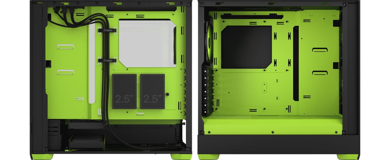 Интерьер Fractal Design Pop Air RGB Green Core TG Clear Tint