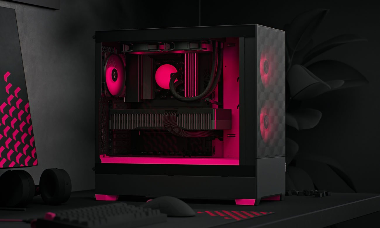 Корпус Fractal Design Pop Air RGB Magenta Core TG Clear Tint