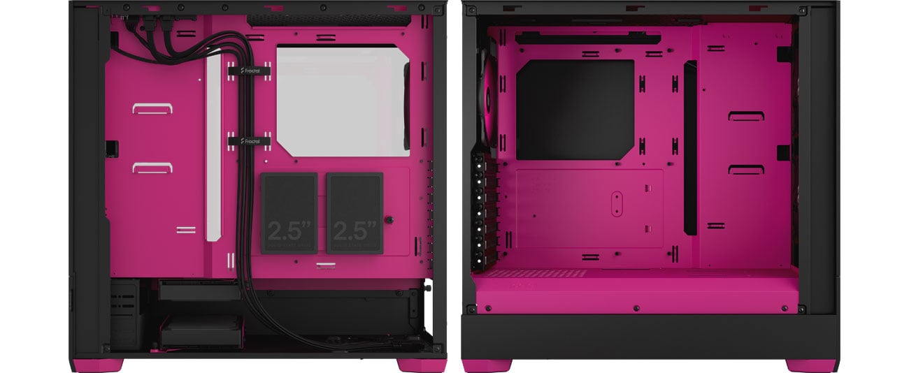 Интерьер Fractal Design Pop Air RGB Magenta Core TG Clear Tint