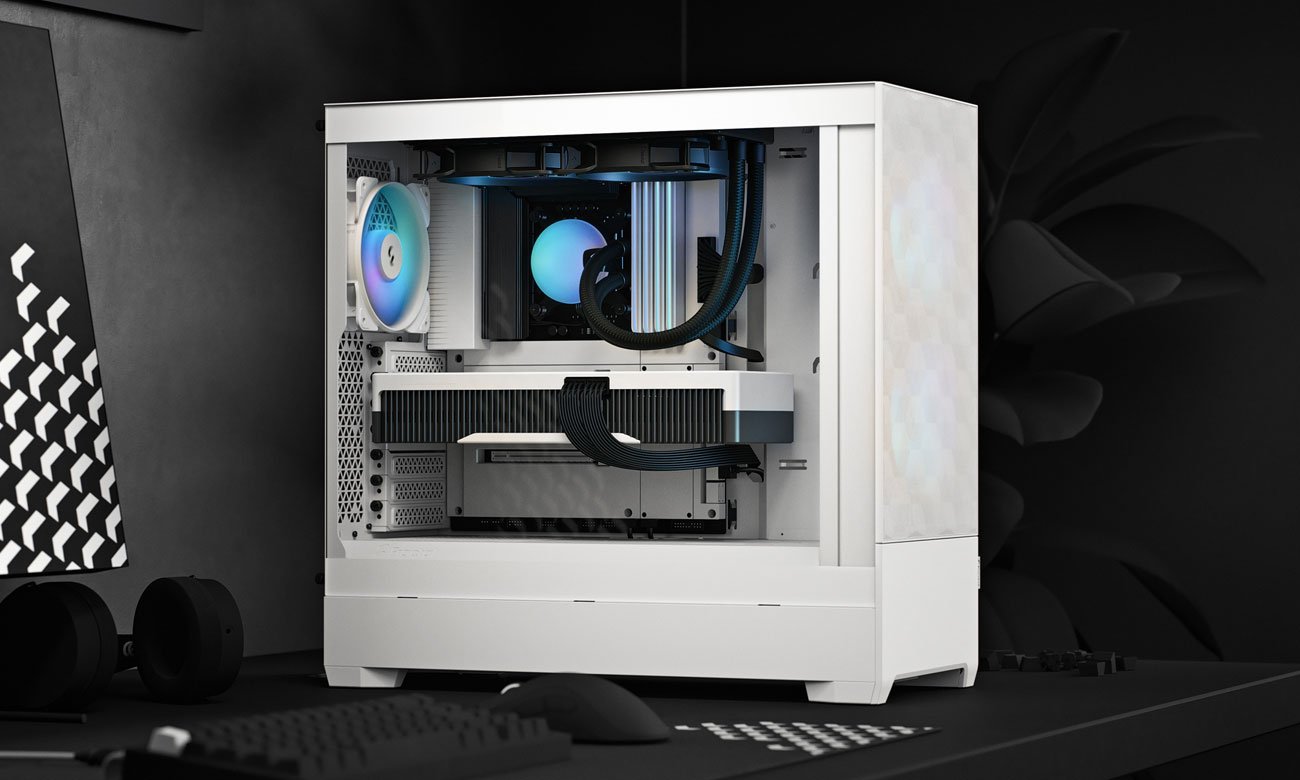 Корпус Fractal Design Pop Air RGB White TG Clear Tint