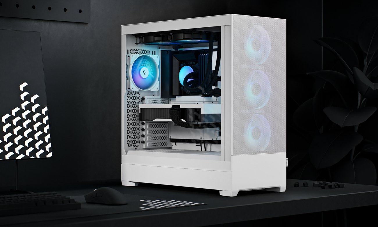 Корпус комп'ютера Fractal Design Pop XL Air RGB White TG Clear Tint