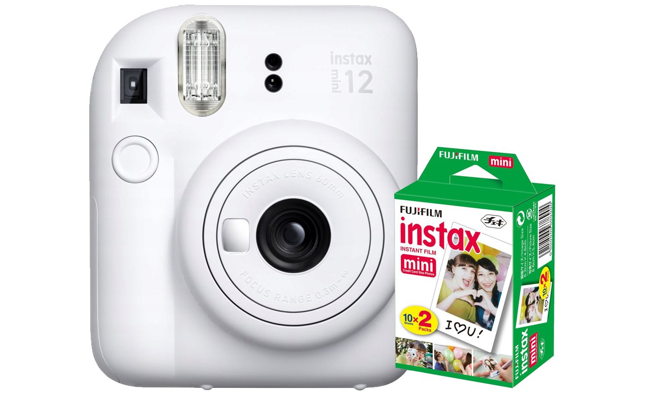 Fujifilm Instax Mini 12 білий + картриджі (20 фото)