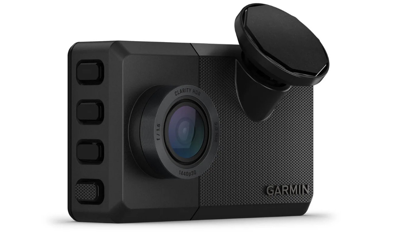 Видеорегистратор Garmin Dash Cam Live – вид спереди под углом