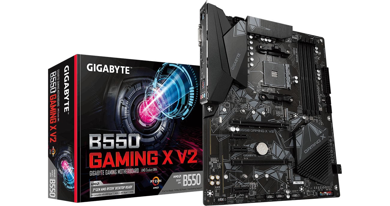 Материнская плата Socket AM4 Gigabyte B550 GAMING X V2