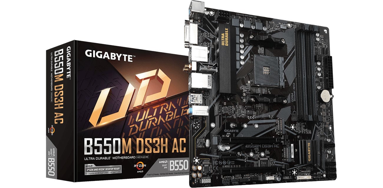 Gigabyte B550M DS3H AC