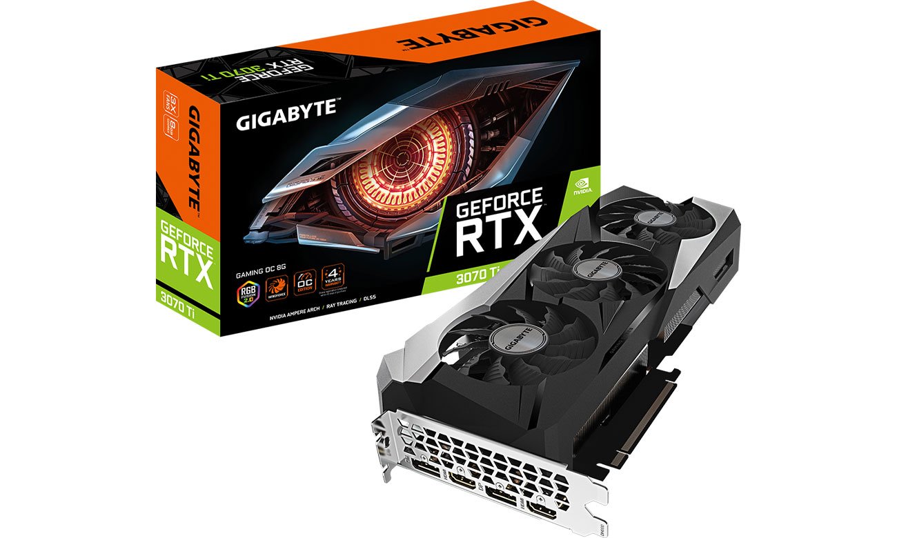 Gigabyte GeForce RTX 3070 Ti GAMING OC 8GD GDDRX6 GV-N307TGAMING OC-8GD