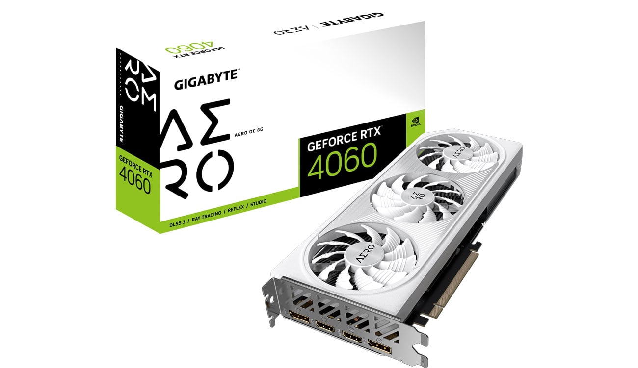 Gigabyte GeForce RTX 4060 Aero OC 8 ГБ GDDR6