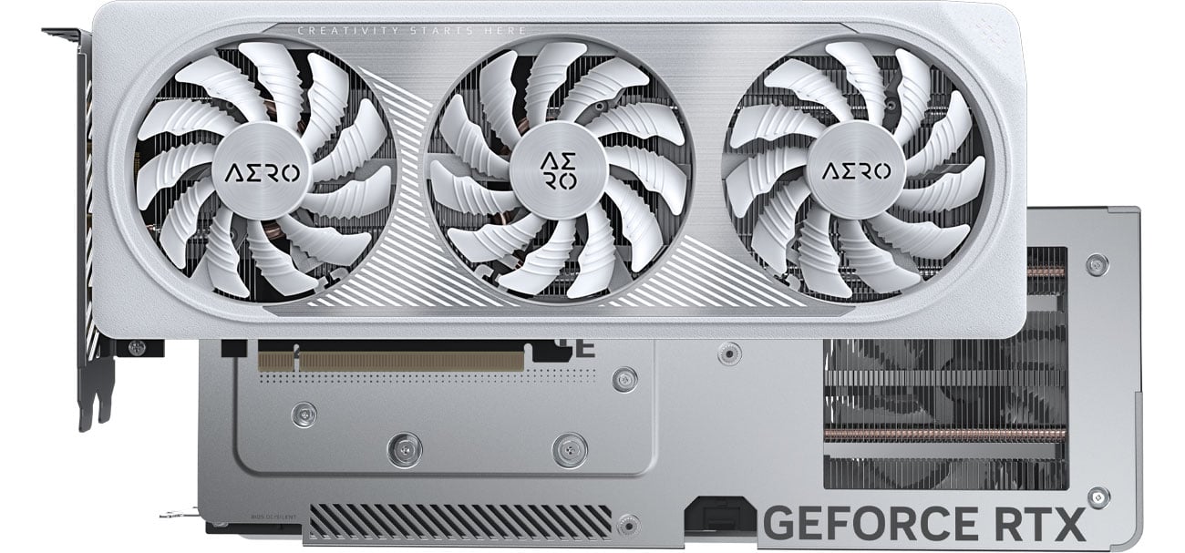 Охлаждение Gigabyte GeForce RTX 4060 Ti Aero OC