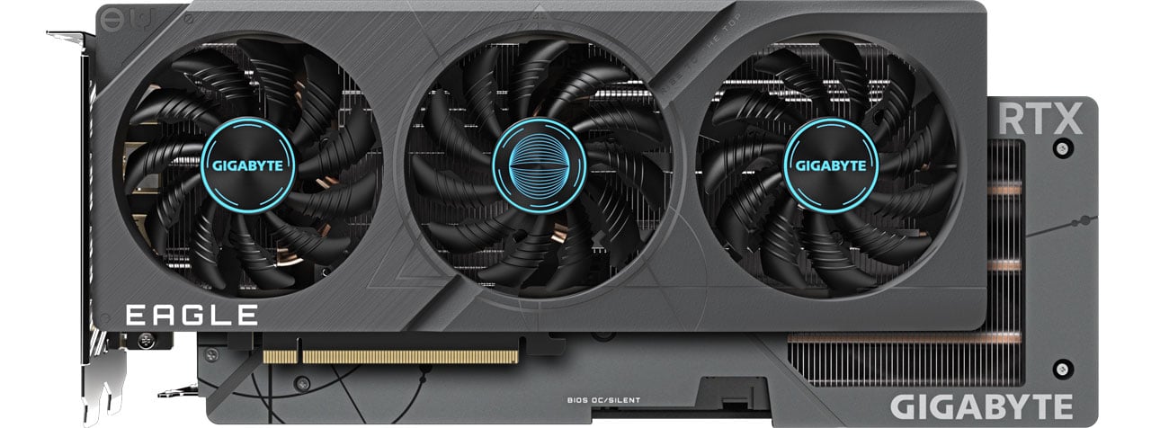 Охлаждение Gigabyte GeForce RTX 4060 Ti Eagle