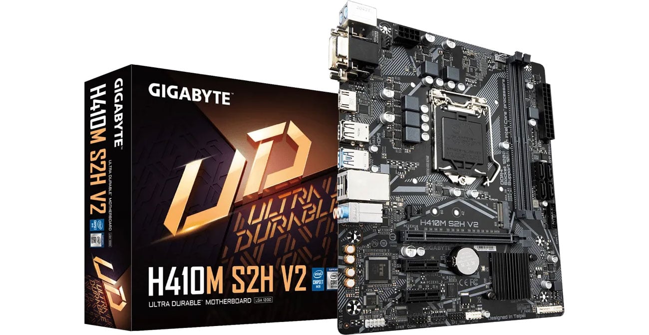 Материнська плата Socket 1200 Gigabyte H410M S2H V2