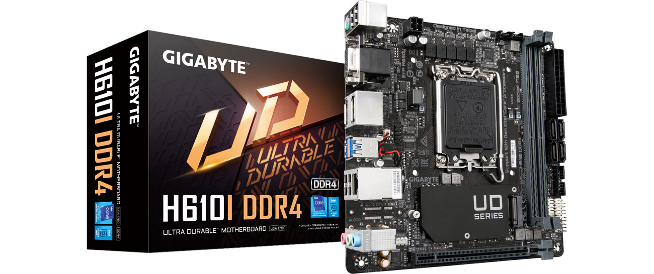 Материнская плата Gigabyte H610I DDR4 в коробке