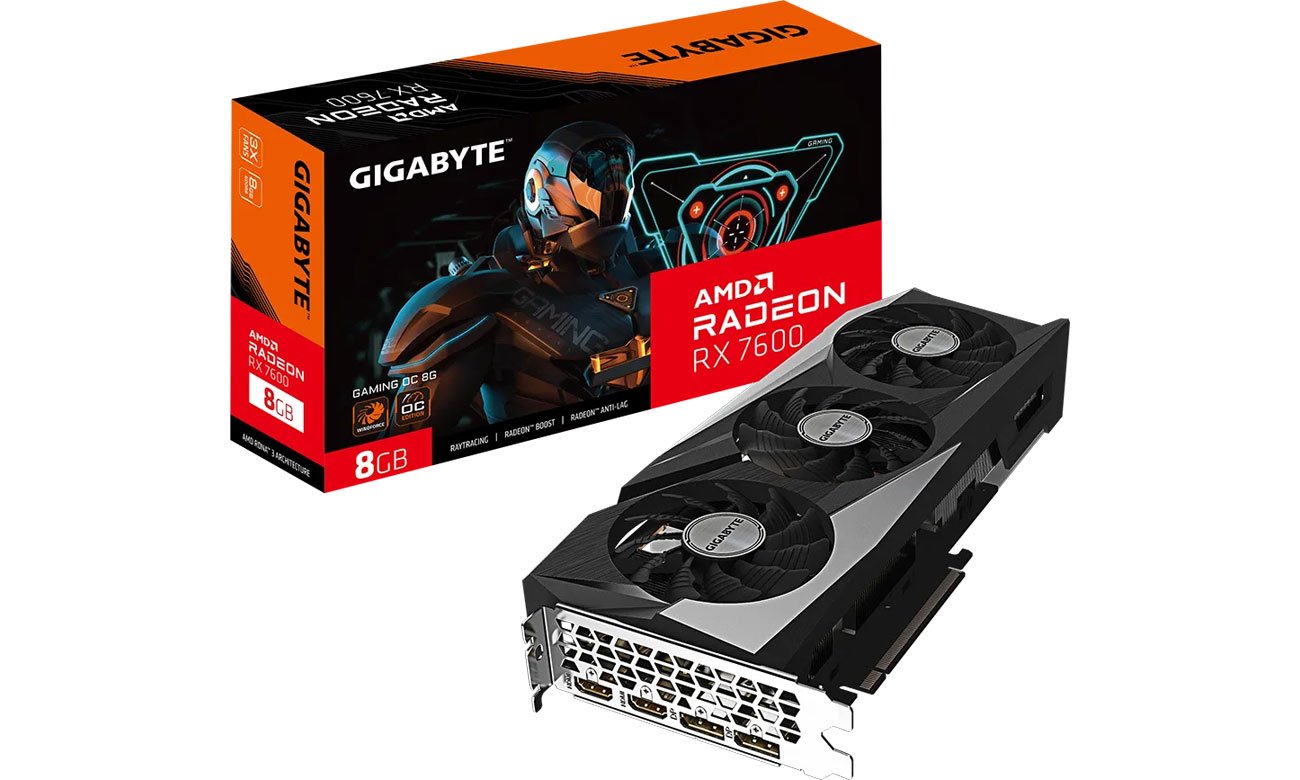 Gigabyte Radeon RX 7600 Gaming OC 8 ГБ GDDR6