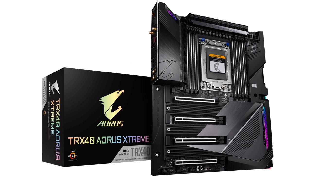 Коробка материнской платы Gigabyte TRX40 AORUS XTREME