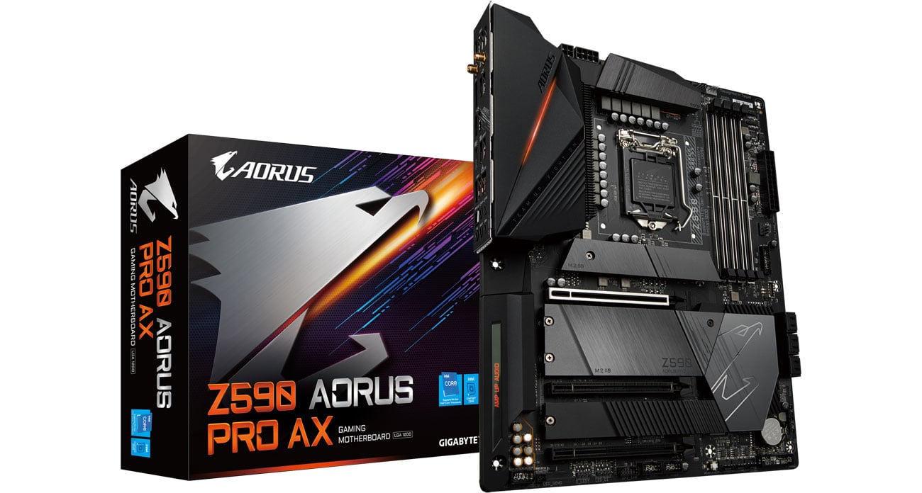 Материнська плата Socket 1200 Gigabyte Z590 AORUS PRO AX