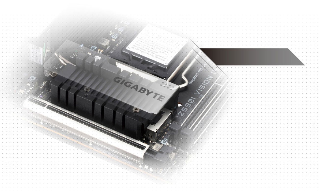 Gigabyte Z590I VISION D – разъемы M.2