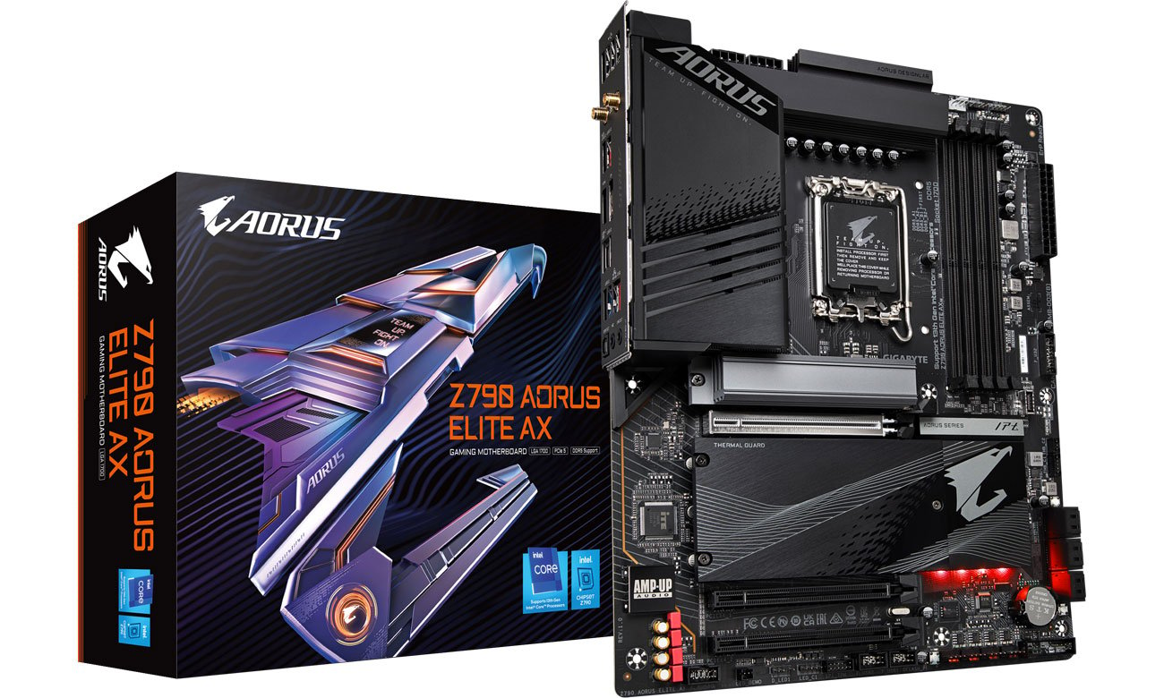 Материнська плата Gigabyte Z790 AORUS ELITE AX в коробці