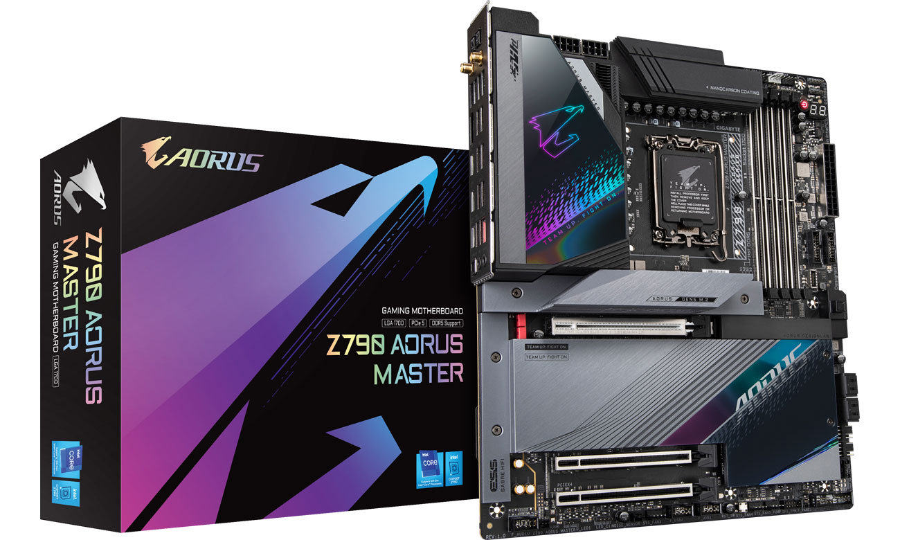 Материнская плата Gigabyte Z790 AORUS MASTER в коробке