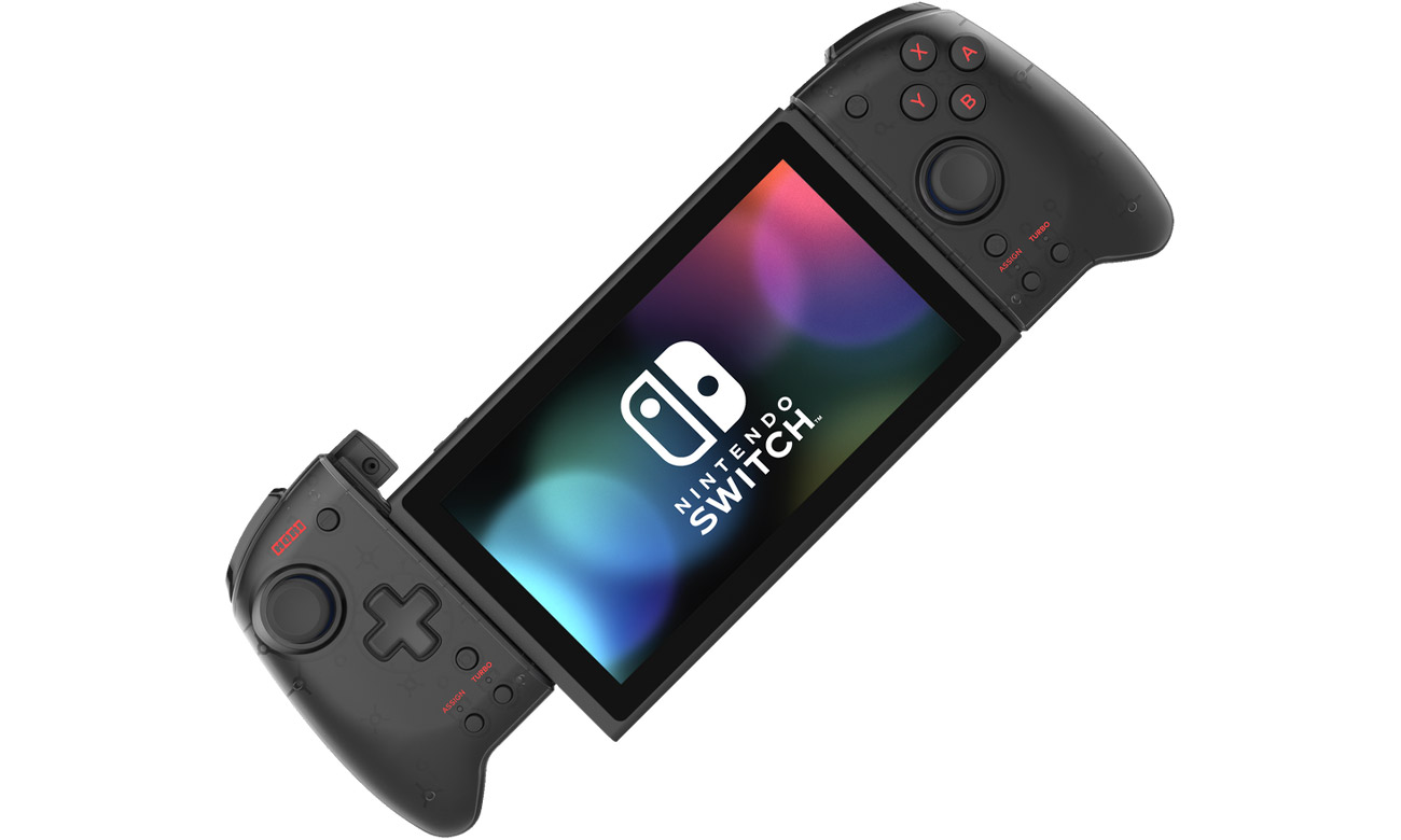 Контролер HORI Split Pad Pro для комутатора Nintendo Switch Black – вид спереду під кутом