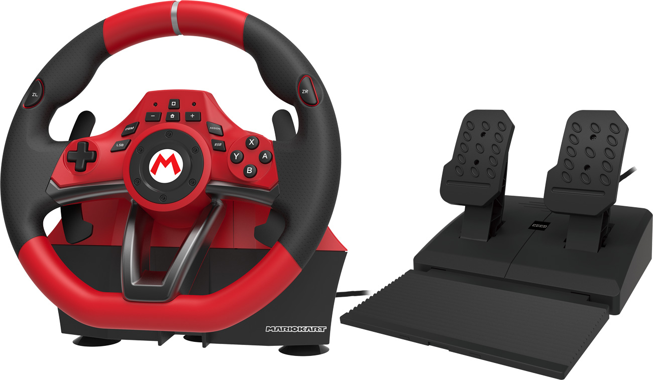 Руль + педали HORI Mario Kart Racing Wheel Pro Deluxe - Общий вид