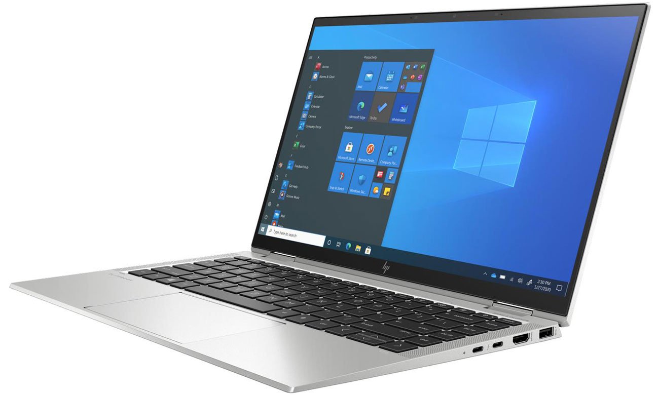 Вид ноутбука HP EliteBook 1040 x360 G8