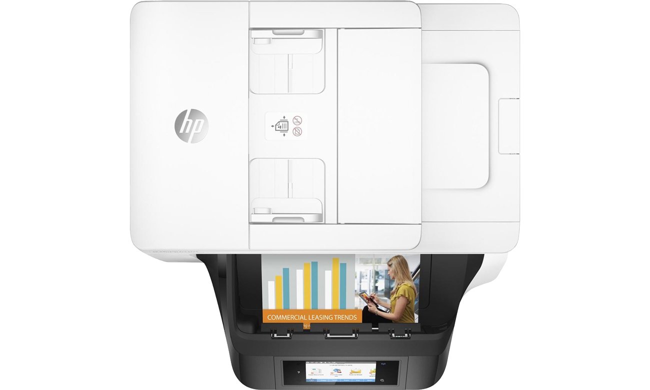 HP OfficeJet Pro 8730, вид сверху