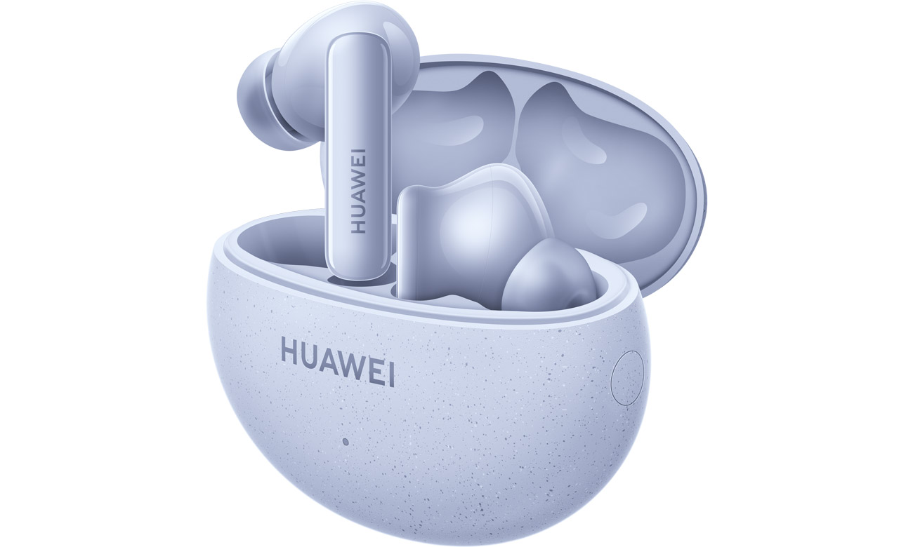 Бездротові навушники HUAWEI FreeBuds 5i Blue - Загальний вигляд навушників і кейса