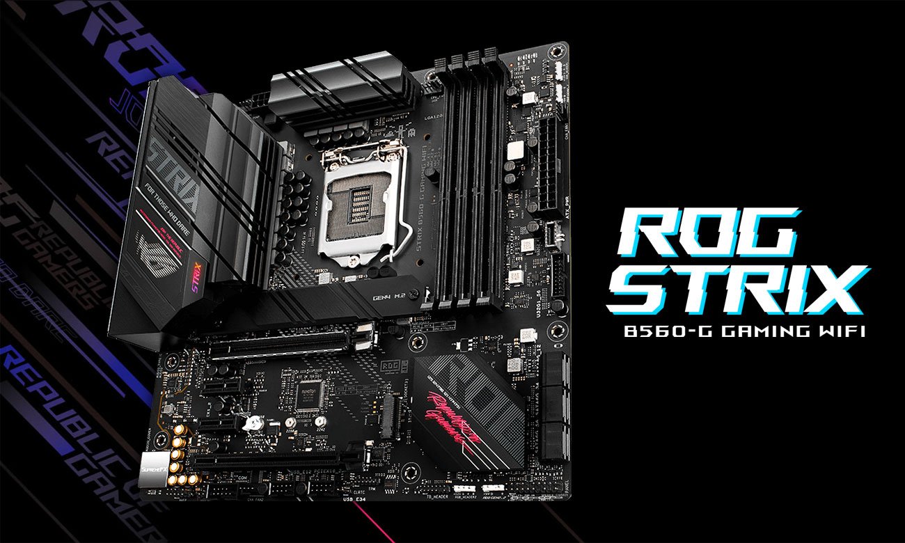 Материнская плата Socket 1200 ASUS ROG STRIX B560-G GAMING WIFI