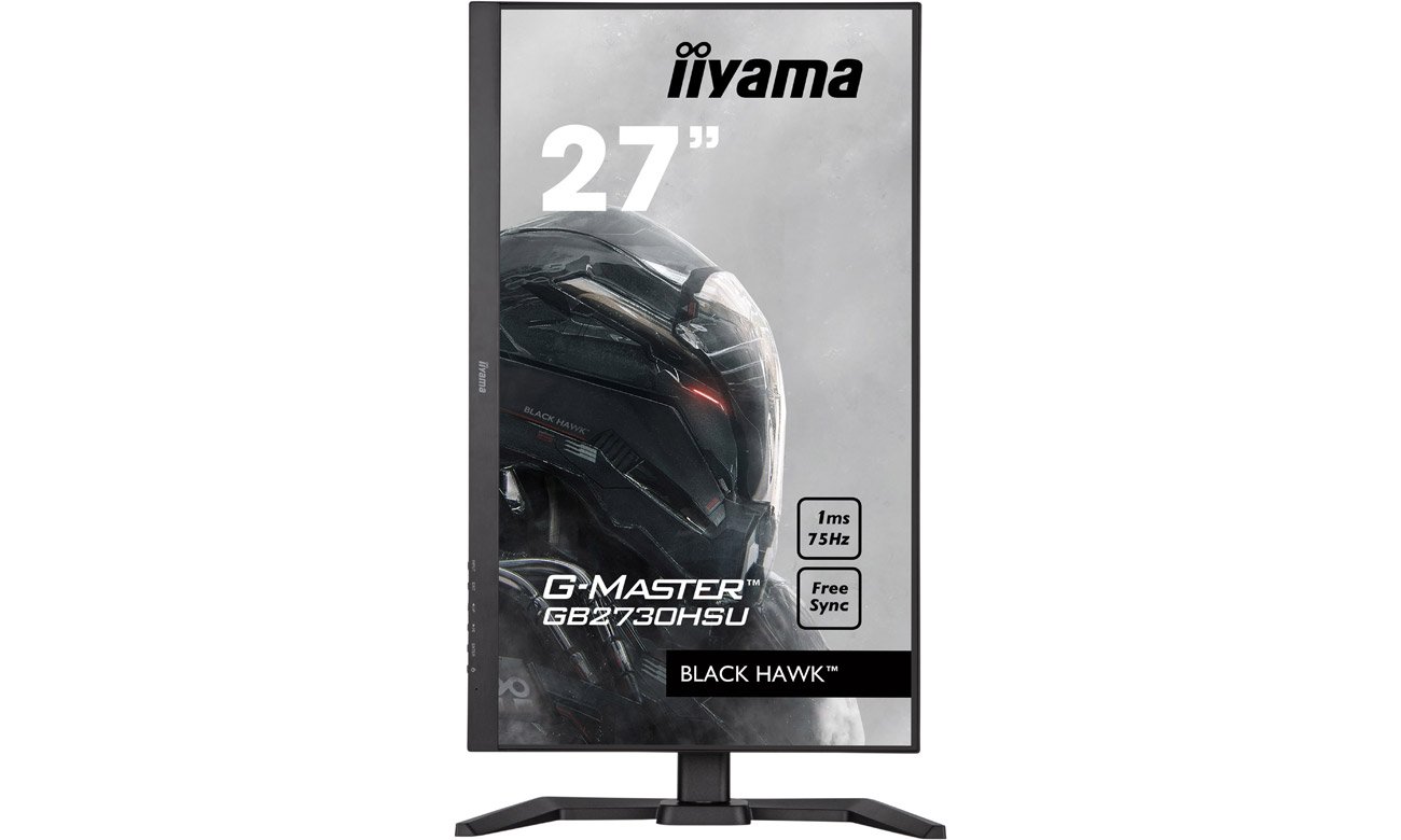 iiyama G-Master GB2730HSU-B5 вид спереду, ПІВОТ