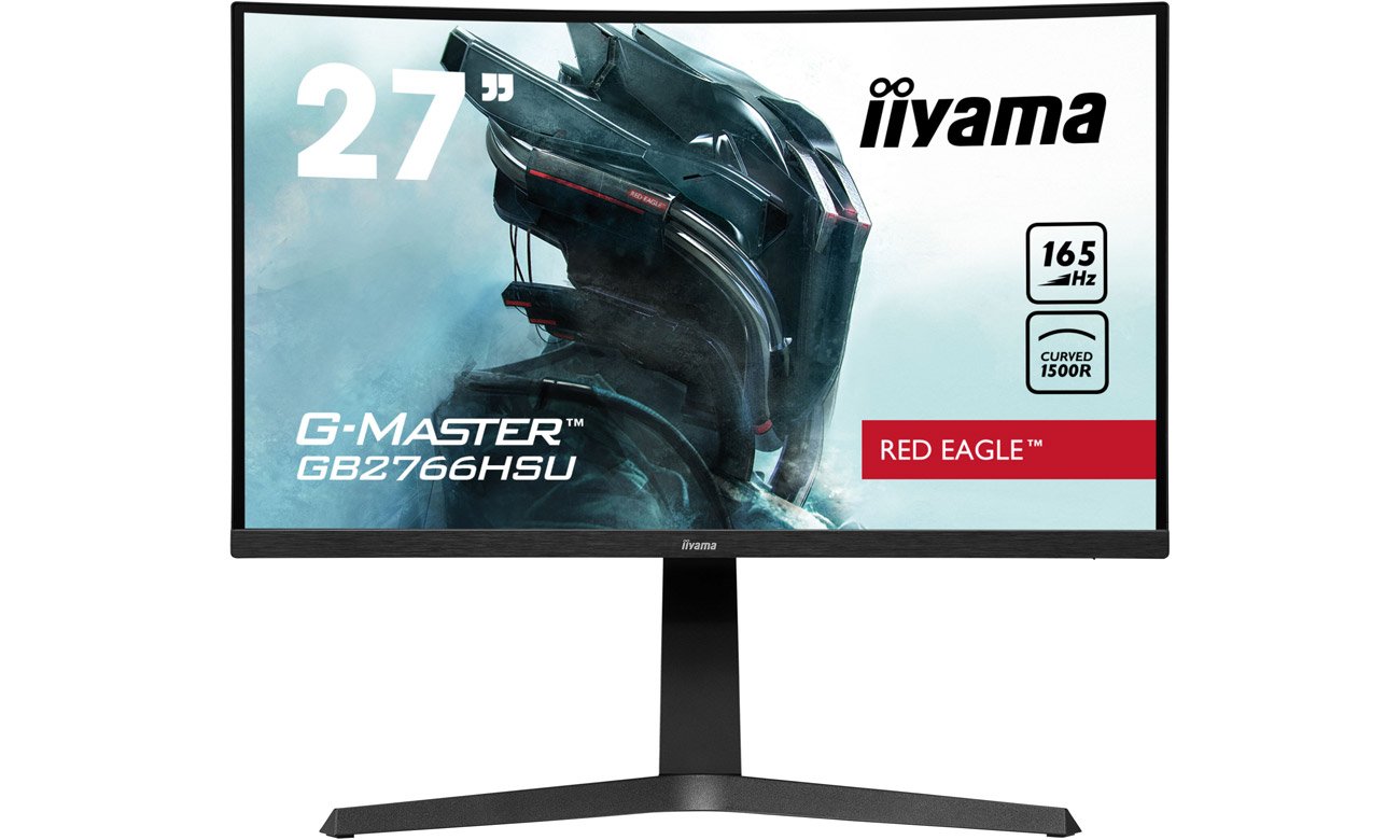 Вигнутий ігровий монітор iiyama G-Master GB2766HSU Red Eagle