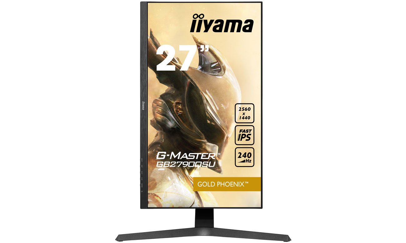 iiyama G-Master GB2790QSU-B1 вид спереду, ПІВОТ