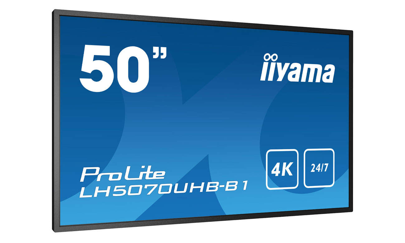 iiyama LH5070UHB-B1 вид спереди