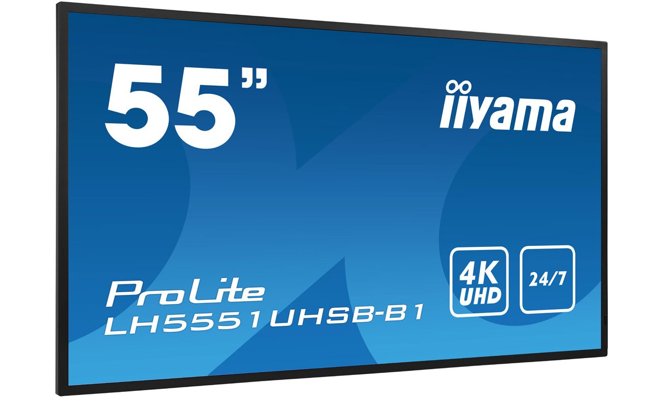 iiyama LH5551UHSB-B1 вид спереду