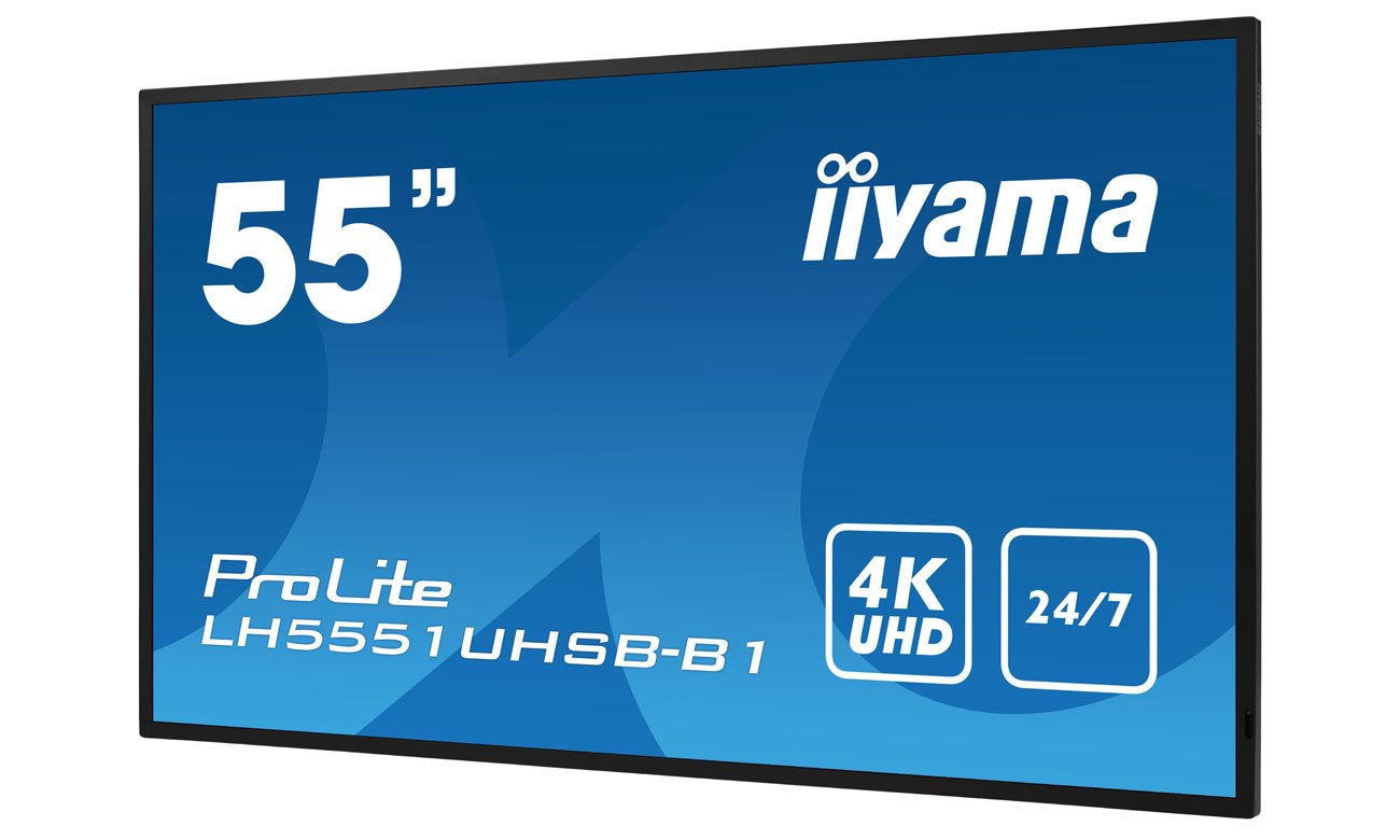 iiyama LH5551UHSB-B1 вид спереду