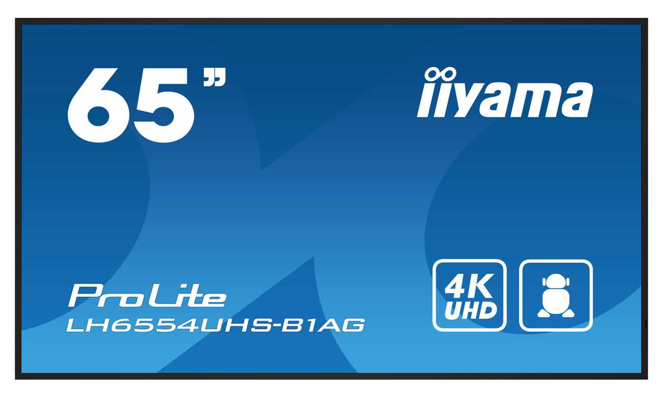 iiyama LH6554UHS-B1AG вид спереди