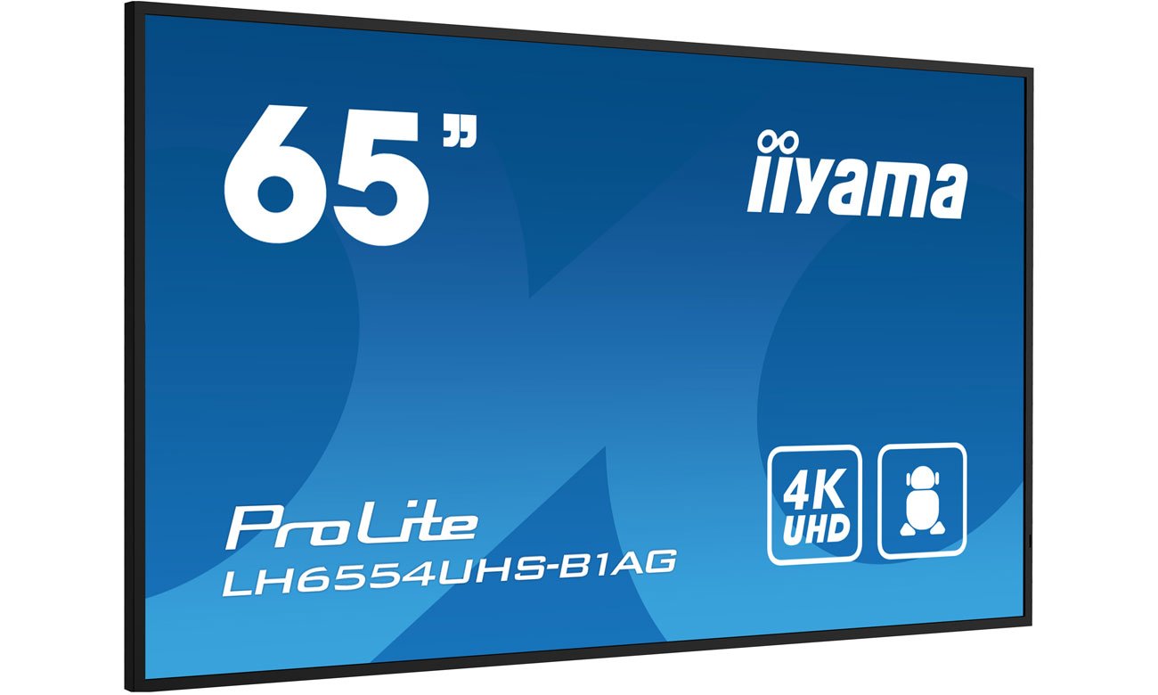 iiyama LH6554UHS-B1AG вид спереду