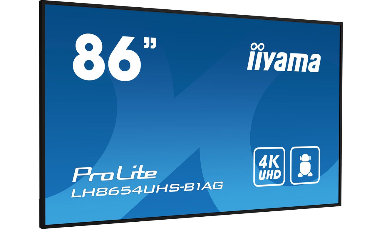 iiyama LH8654UHS-B1AG вид спереди